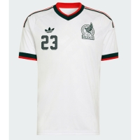 Camiseta México Jesus Gallardo #23 Segunda Equipación Replica Mundial 2026 mangas cortas